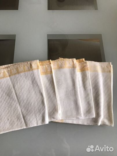 Скатерть полотенца салфетки лен