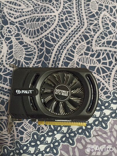 Видеокарта Palit gtx 1650 4gb