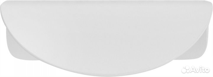 Ручка-профиль cт2 60 мм сталь, цвет белый