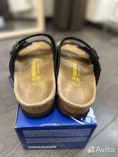 Сандалии birkenstock arizona 40 размер черные