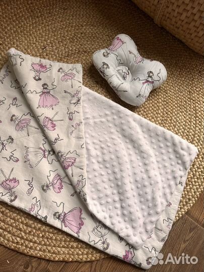 Одеяло и подушка для малыша