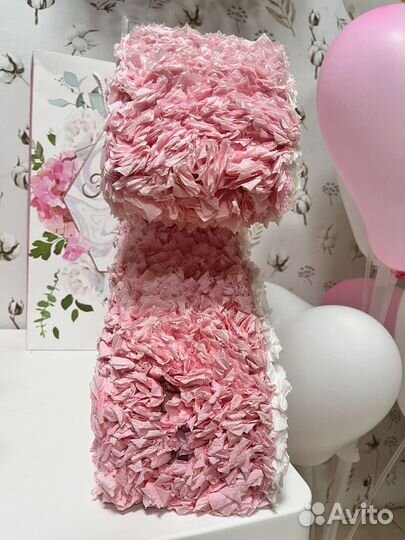 Объемная цифра 2 на день рождения