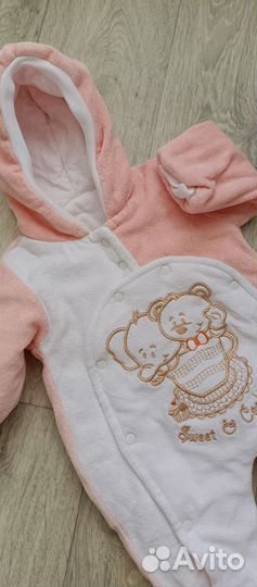 Комбинезон велюровый 56р