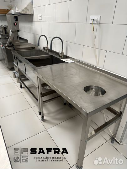 Стол мойка стеллаж полка из нержавейки