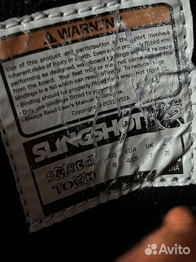 Вейкборд ботинки Slingshot Shredtown - 38 - 40