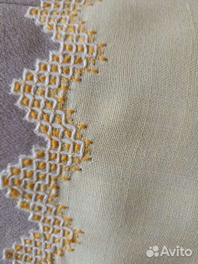 Салфетка винтажная льняная