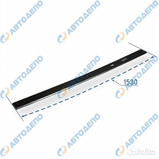 Лист рессорный задний 2, левый руль isuzu giga исузу гига