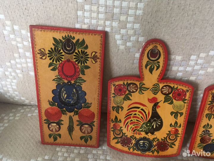 Набор кухонных досок СССР краска под лаком