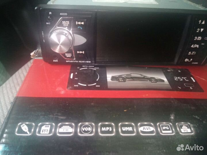 Автомагнитола 1din с экраном