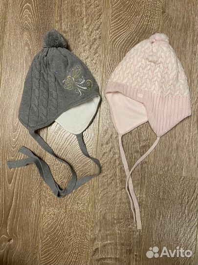 Шапка для девочки размер 46-48