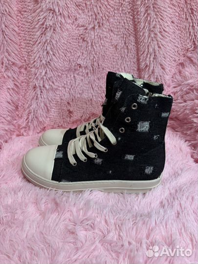 Rick Owens ramones distressed