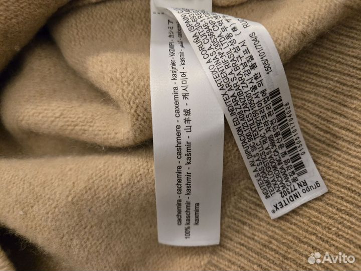 Свитер кашемир 100% Zara s