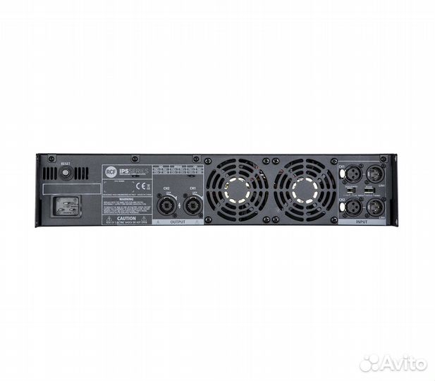 RCF IPS 2700, Усилитель мощности, класс H, 2 x 1100 Вт RMS/4 Ома, 2 x 700 Вт RMS/8 Ом