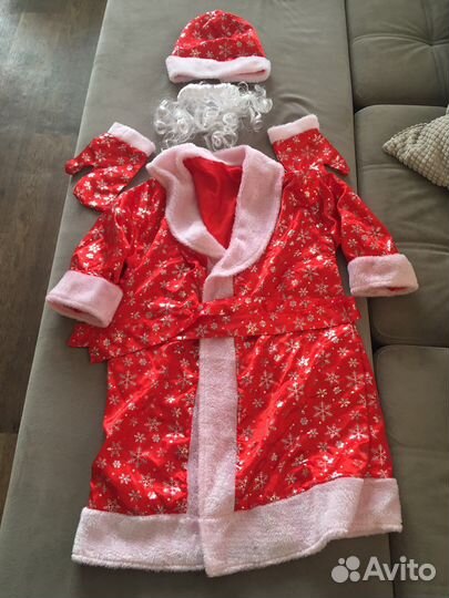 Новогодний костюм деда мороза