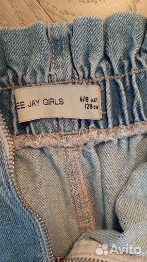 Юбка джинсовая для девочки, р.128