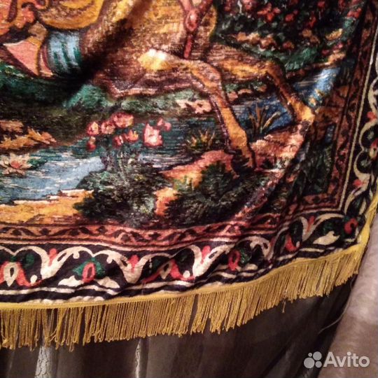 Плюшевое покрывало СССР