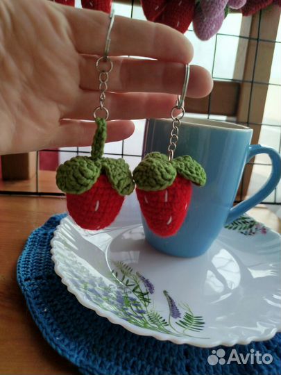 Вязанные игрушки брелок