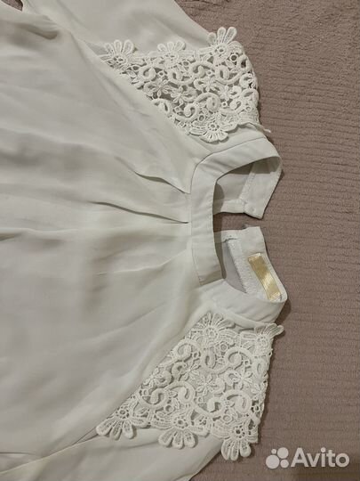 Блузка белая школьная