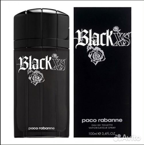 Paco Rabanne black xs for men edt 100ml