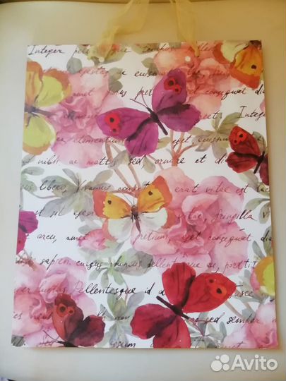 Пакет подарочный бумажный ламинированный люкс