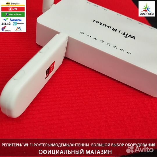 Wifi роутер ZBT WE1626 4g модем прошитый olax F90