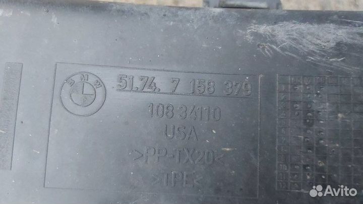 Воздуховод левый Bmw X5 3.0D E70 M57N2 2007