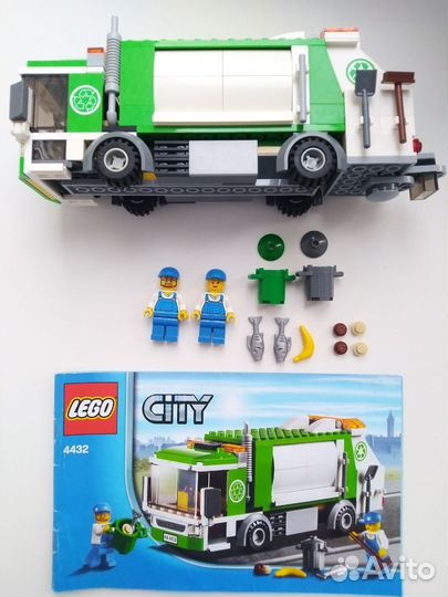 Lego City 4432 Garbage Truck мусоровоз