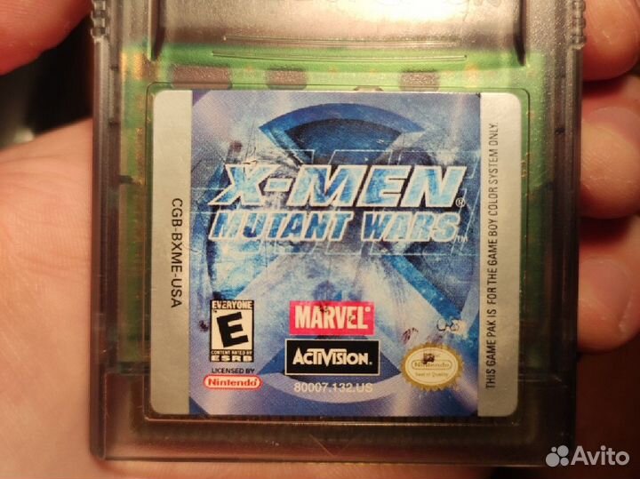 X-Man mutant wars game boy color
