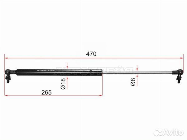 Амортизатор капота