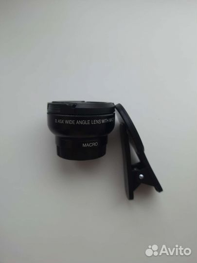Линза для камеры телефона(макро, рыбий глаз)