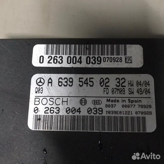 Блок парктроника Mersedes Vito W639 2007