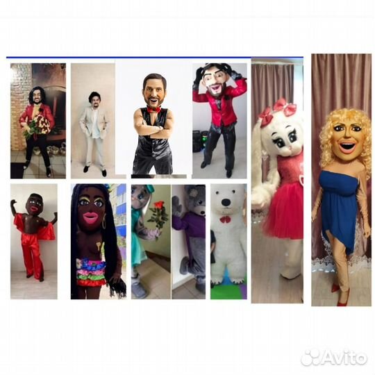 Ростовые куклы Белый Медведь, Пирожков, Михайлов