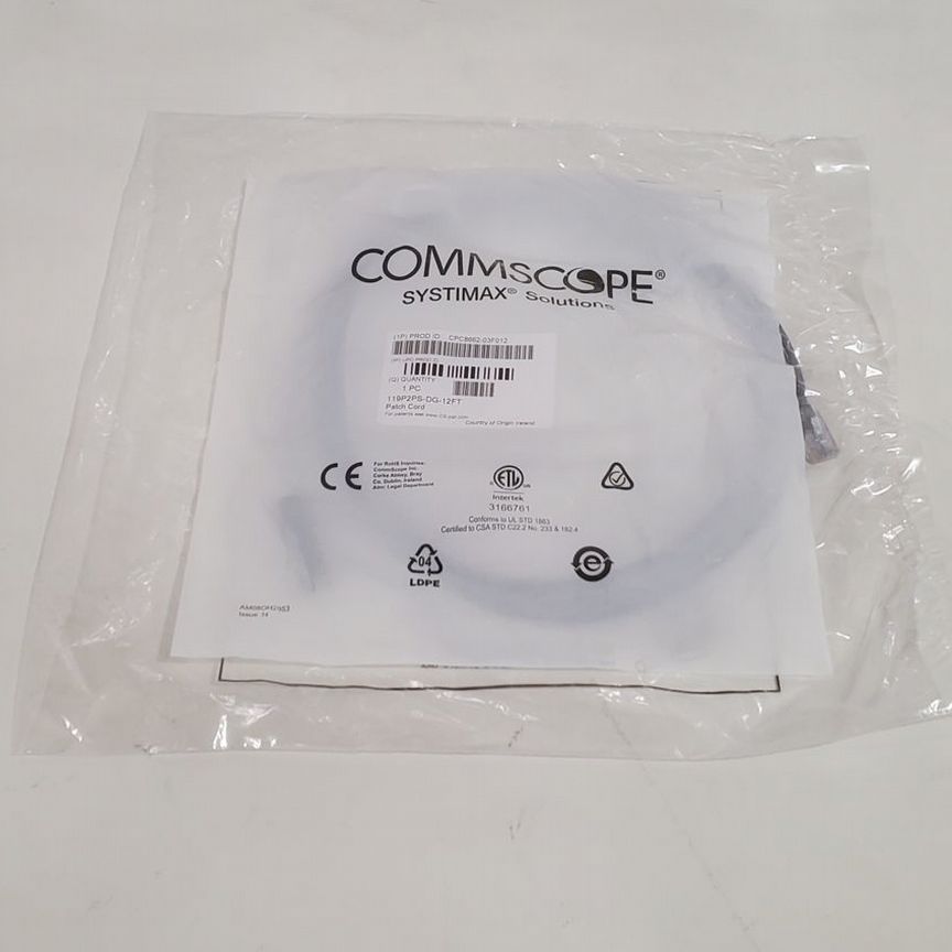 [CPC8662-03F012] Патч-Корд Commscope 119p2ps-Dg-12ft Cpc8662-03f012