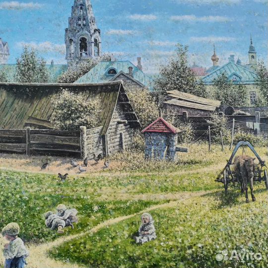 Картина маслом на холсте большая