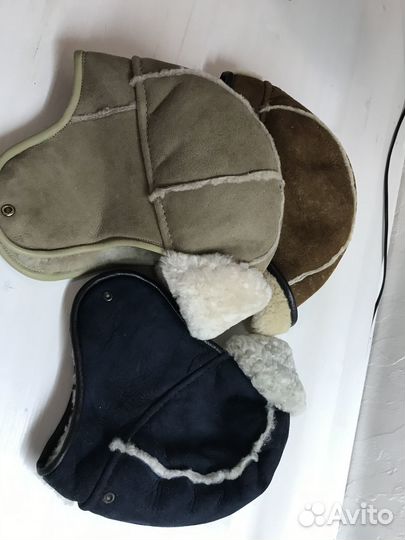 Детская шапка из дубленочного меха