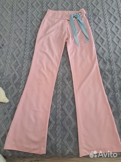 Брюки клеш летние