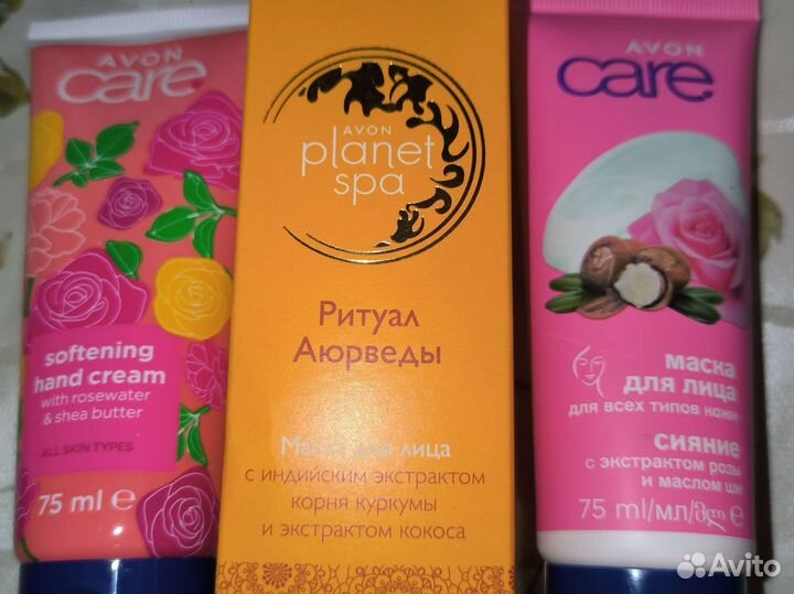 Кремы, лосьоны, спреи, маски Avon