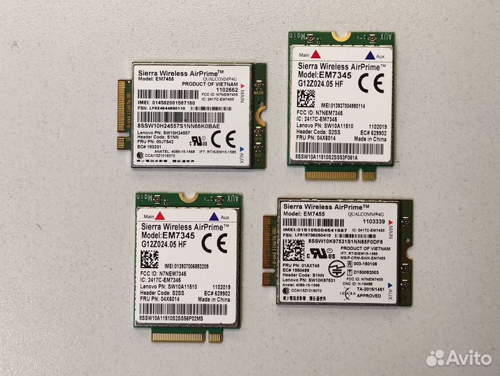 Модемы 4G LTE / Wi-Fi / Bluetooth модули