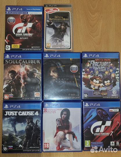 Игры Sony PlayStation PS5, PS4, psp