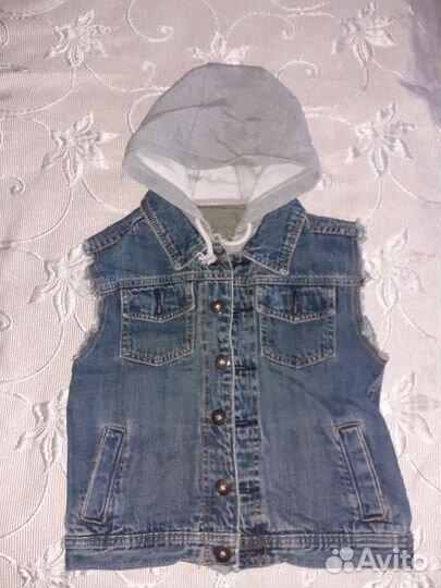 Жилетка джинсовая