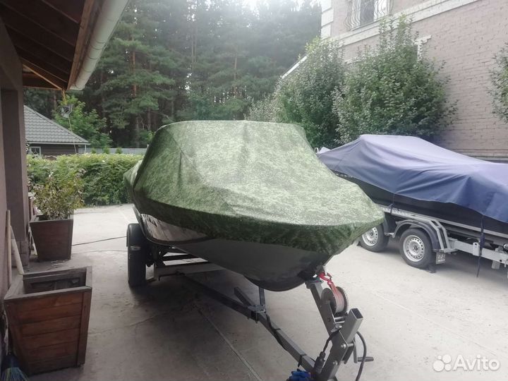 2-4дня.Пошив тента на лодку и мотор