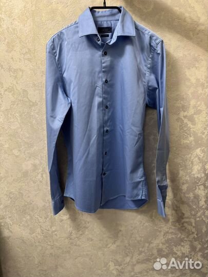 Рубашка синяя zara man