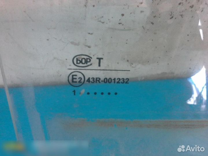 Стекло двери задней правой Chevrolet Lanos 2004