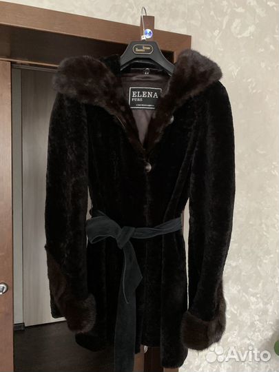 Шуба с норкой