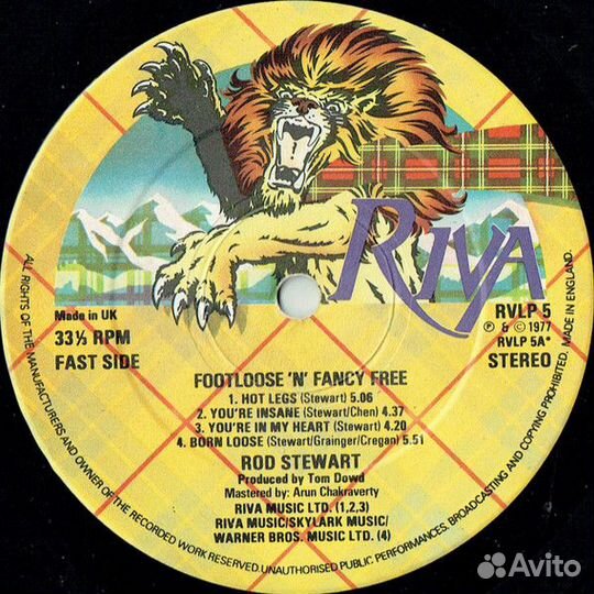 Rod Stewart - Foot Loose & Fancy Free винил