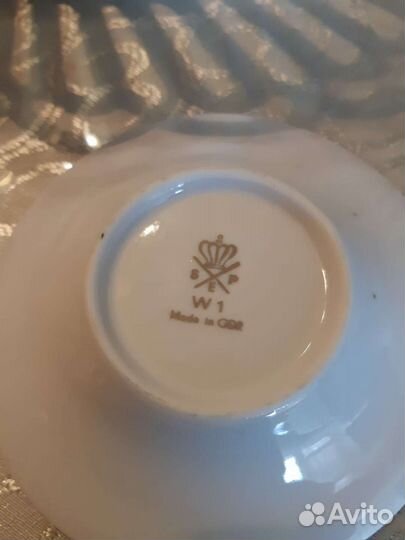 Сервиз чайный/кофейный чашки с тарелками Мадонна