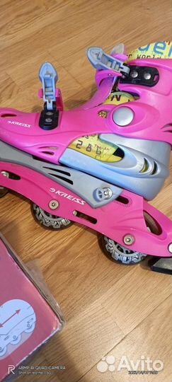 Роликовые коньки детские раздвижные