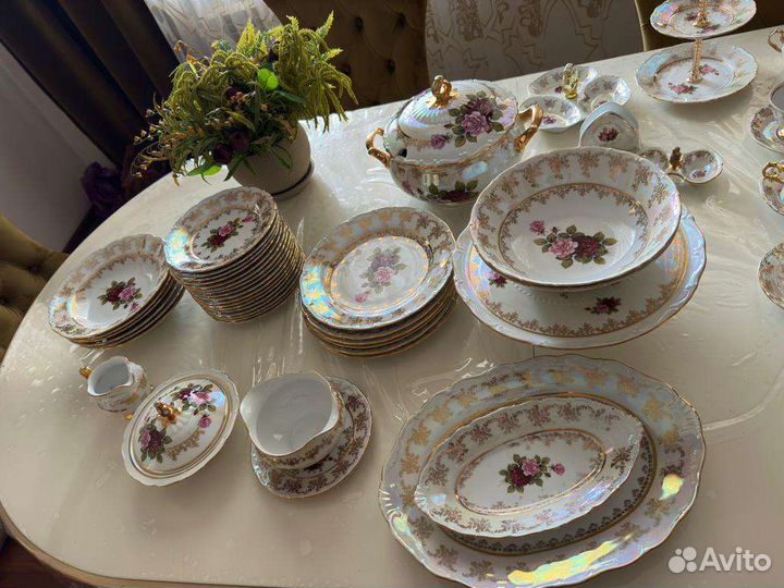 Набор столовой посуды фарфор