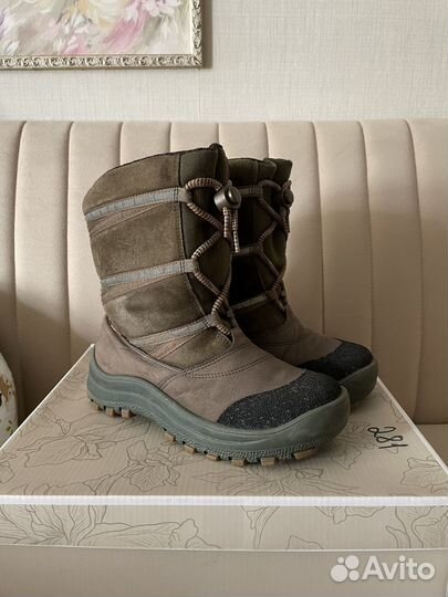 Сапоги зимние натуральная замша 33 размер