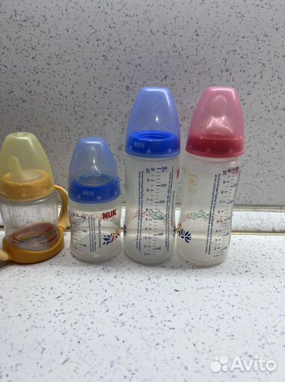 Бутылочки avent nuk соски для кормления